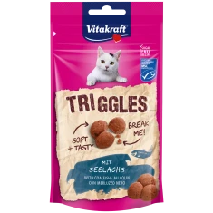 Ласощі для котів Vitakraft Triggles з рибою 40 г (4008239358226)