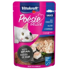 Влажный корм для котов Vitakraft Poesie Delice с камбалой 85 г (4008239366658)