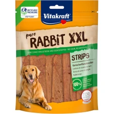 Ласощі для собак Vitakraft М'ясні смужки з кроликом XXL 250 г (4008239584076)