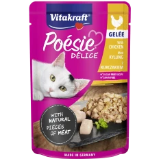 Влажный корм для кошек Vitakraft Poesie с курицей в желе 85 г (4008239597939)