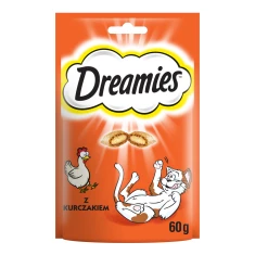 Ласощі для котів Dreamies з куркою 60 г (4008429037894)