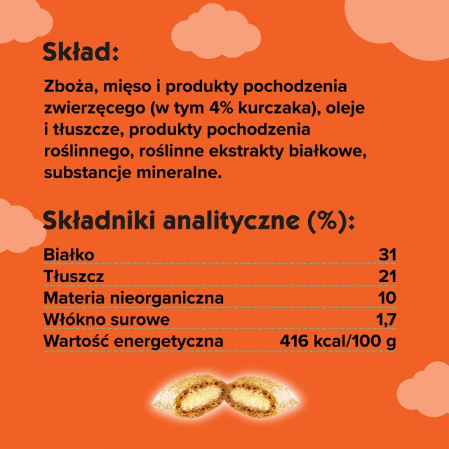 Лакомство для кошек Dreamies с курицей 60 г (4008429037894)