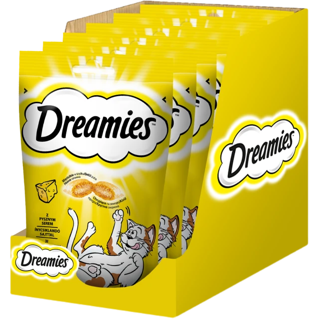 Ласощі для котів Dreamies з сиром 60 г (4008429037986)