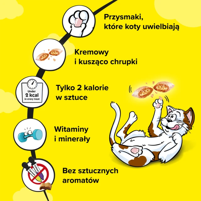 Ласощі для котів Dreamies з сиром 60 г (4008429037986)