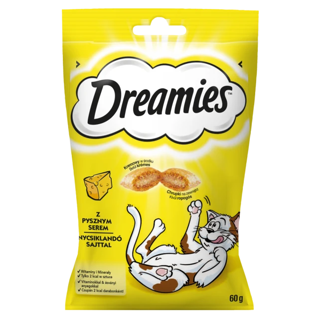 Ласощі для котів Dreamies з сиром 60 г (4008429037986)