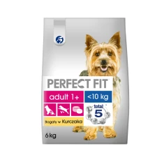 Сухий корм для собак малих порід Perfect Fit Pedigree Adult 1+ з куркою 6 кг (4008429093944)