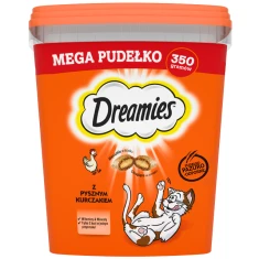 Ласощі для котів Dreamies Mix з куркою і сиром 350 г (4008429105234)