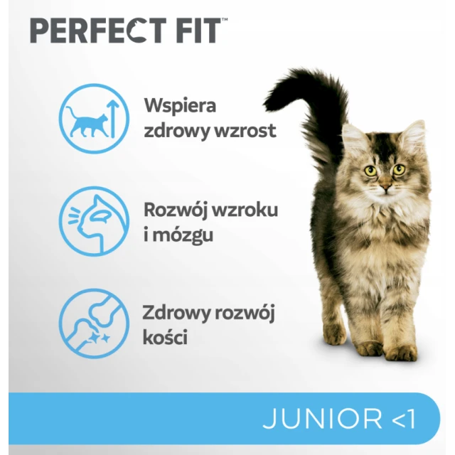 Сухий корм для кошенят Perfect Fit Junior з куркою 7 кг (4008429159398)