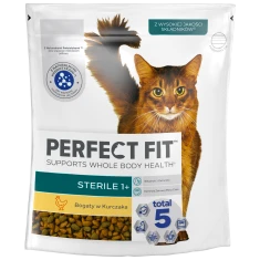 Сухий корм для котів Perfect Fit Sterile 1+ з куркою 750 г (4008429160288)