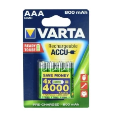 Аккумулятор Varta AAA 800 мАч 4 шт (BAT0255)