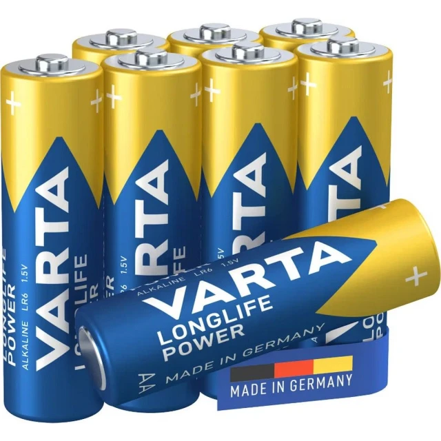 Батарея Varta Longlife Power R6 (AA) 8 шт (4008496559510)