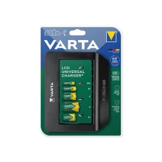 Зарядний пристрій Varta LCD Universal Charger для 9V, R14, R20 (4008496988334)