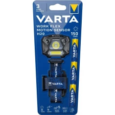 Ліхтарик Varta LED Work Flex Motion Sensor H20 150lm + 3x R3 (AAA) (4008496996070)