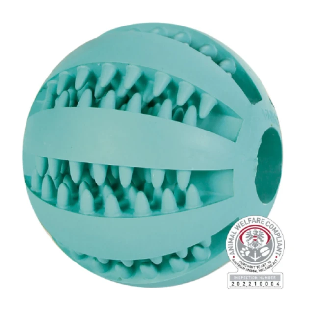 Игрушка для собак Trixie Мяч бейсбольный Denta Fun 7 см (4011905032894)
