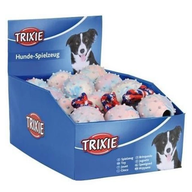 Іграшка для собак Trixie М'яч на мотузці Ø 6 см | 30 см (4011905033051)
