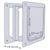 Дверцята для собак Trixie S-M 30x36 см (4011905038780)