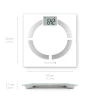 Ваги підлогові Medisana BS 444 Bluetooth White (4015588404443)