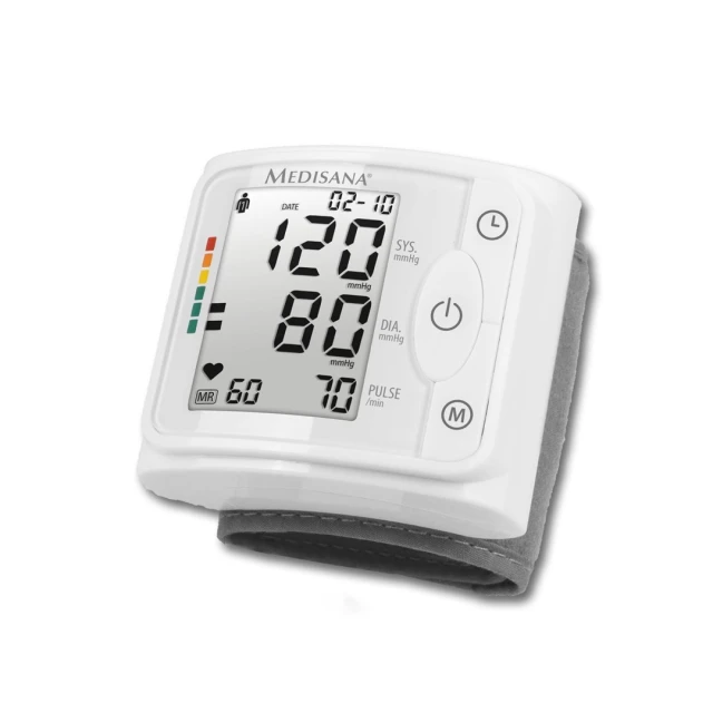 Тонометр зап'ястний Medisana BW 320 для 2 користувачів 120 комірок пам'яті White (4015588510748)