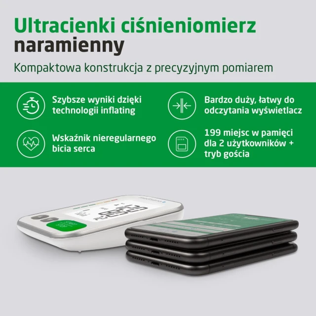 Тонометр плечовий Medisana BU 572 для 2 користувачів 120 комірок пам'яті White (4015588512018)