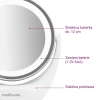 Дзеркало косметичне Medisana CM 835 2в1 5-кратне збільшення діаметр 12 см Chrome (4015588885549)