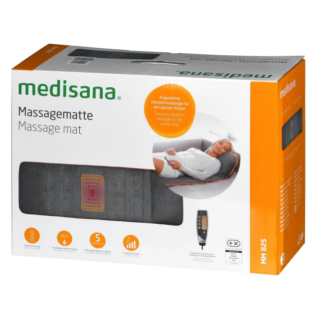 Массажный коврик Medisana MM 825 5 программ с подогревом Grey (4015588889554)