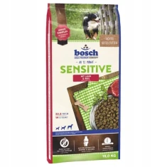 Сухий корм для собак BOSCH Sensitive з ягням і рисом 15 кг (4015598013727)