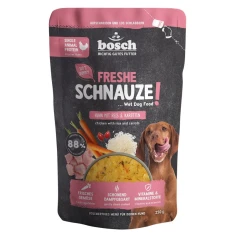 Вологий корм для собак BOSCH Freshe Schnauze з куркою, рисом і морквою 250 г (4015598025218)