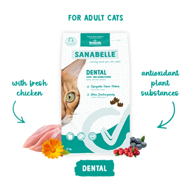 Сухий корм для котів BOSCH Sanabelle Dental 8 кг (4015598025478)