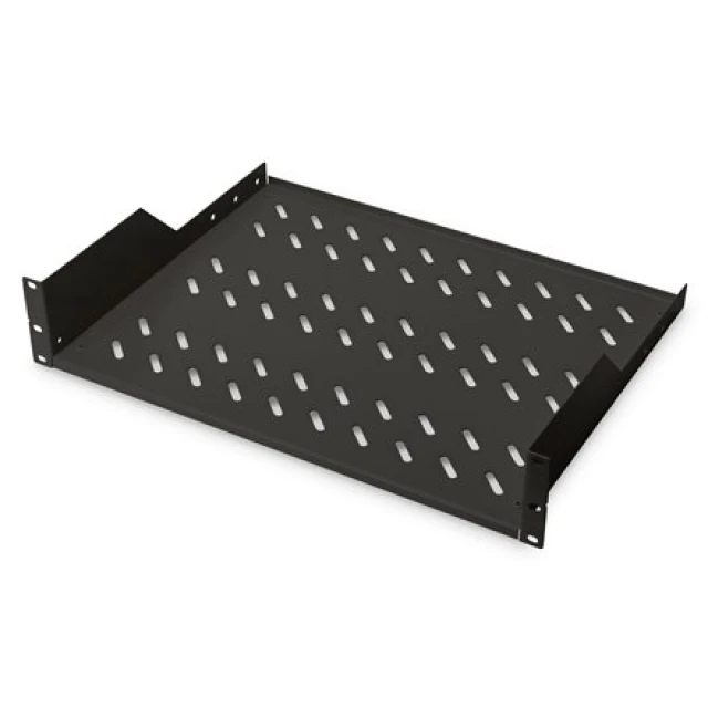 Полиця Digitus для rack-шаф 2U DN-19 TRAY-2-SW Black (4016032222613)