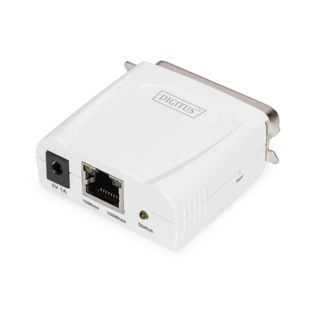 Сервер друку Digitus 1 паралельний порт RJ45 (4016032315322)