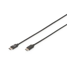 Кабель Digitus AK-300138-018-S USB-C 2.0 M/M 1,8 м Black (4016032368946)
