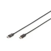 Кабель Digitus AK-300138-018-S USB-C 2.0 M/M 1,8 м Black (4016032368946)
