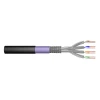 Кабель сетевой Digitus CAT 7 SFTP PiMF 100 м Black (4016032387435)