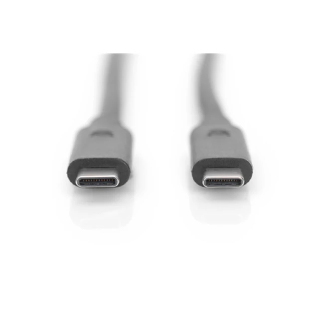 Кабель Digitus AK-300139-010-S USB-C 3.1 Gen 2 M/M 1 м Black (4016032426011)