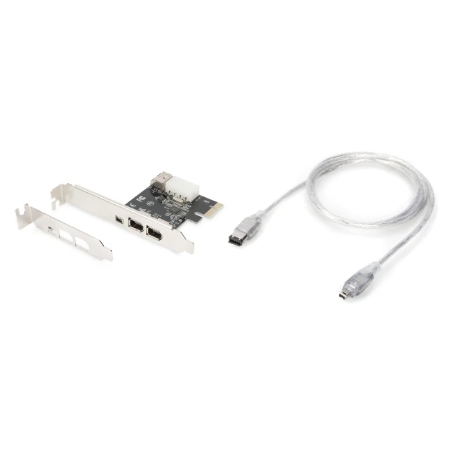 Карта інтерфейсу Digitus DS-30201-5 IEEE 1394a PCI Express 4 порти (4016032442592)