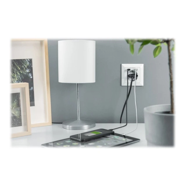 Розетка вбудована Digitus з USB-C та USB-A (4016032443223)