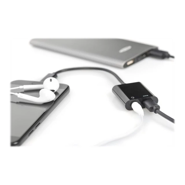 Адаптер Digitus AK-300400-002-S USB Type-C на USB Type-C з 3.5 мм аудіо (4016032451105)