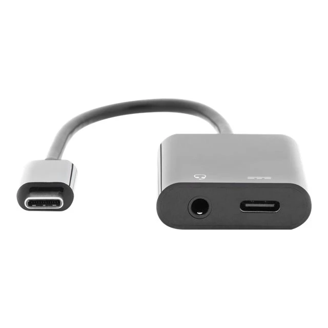 Адаптер Digitus AK-300400-002-S USB Type-C на USB Type-C з 3.5 мм аудіо (4016032451105)