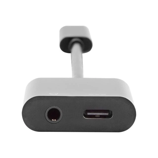Адаптер Digitus AK-300400-002-S USB Type-C на USB Type-C з 3.5 мм аудіо (4016032451105)