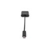 Мережевий адаптер Digitus USB-C Gigabit Ethernet з Power Delivery Black (4016032458043)