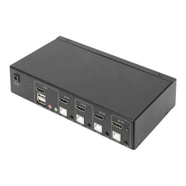 Перемикач Digitus KVM 4-портовий 4K HDMI (4016032468639)