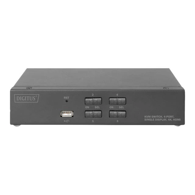 Перемикач Digitus KVM 4-портовий 4K HDMI (4016032468639)