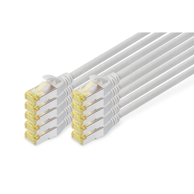 Кросовий кабель Digitus CAT 6A S/FTP 10 шт (4016032468974)