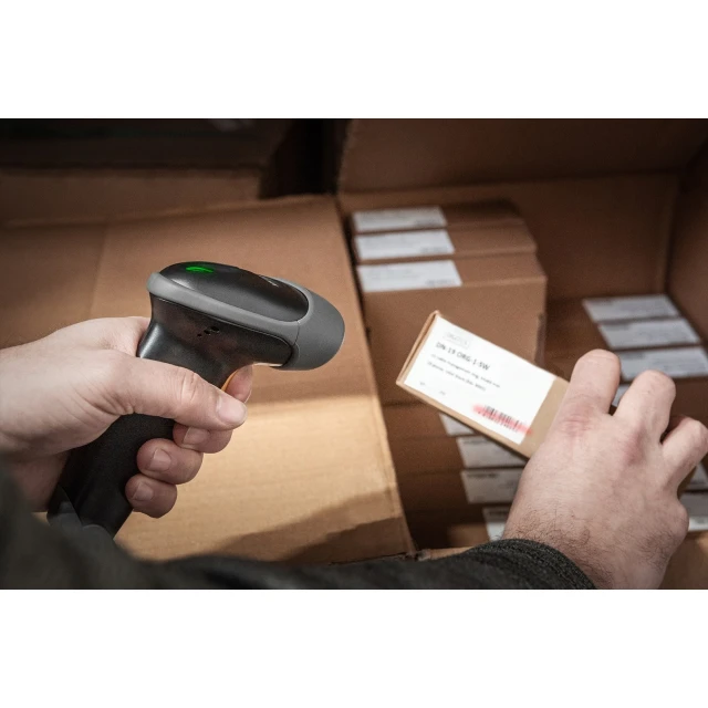 Сканер штрих-кодов Digitus DA-81001 проводной USB-RJ45 2 м 1D со стойкой (4016032473633)