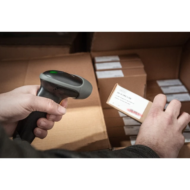 Сканер штрих-кодов Digitus DA-81003 беспроводной Bluetooth 1D 2D QR со стойкой (4016032473657)