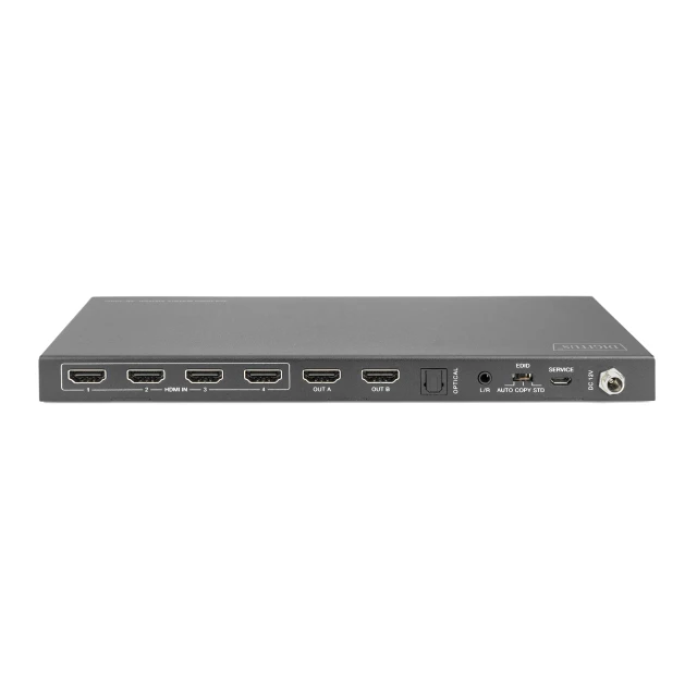 HDMI матричний комутатор Digitus DS-55509 4x2 4K 60Hz (4016032478966)