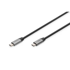 Кабель Digitus USB-C — USB-C 1 м Black DB-300220-010-S (4016032481164)