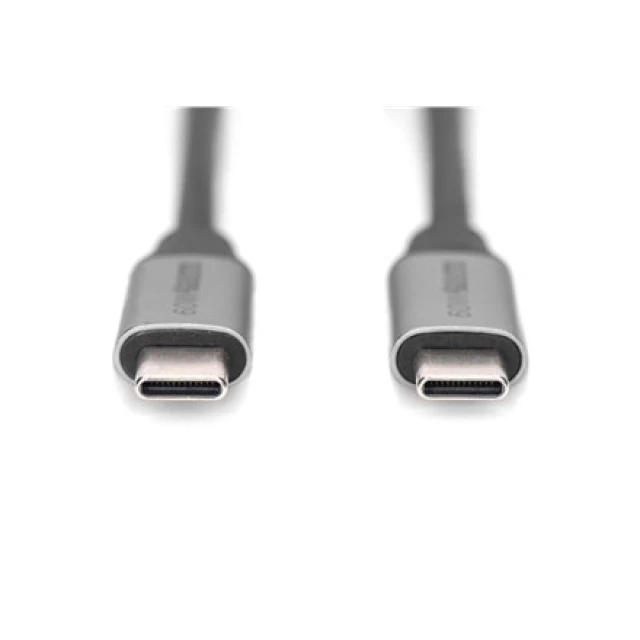 Кабель Digitus USB-C — USB-C 1 м Black DB-300220-010-S (4016032481164)