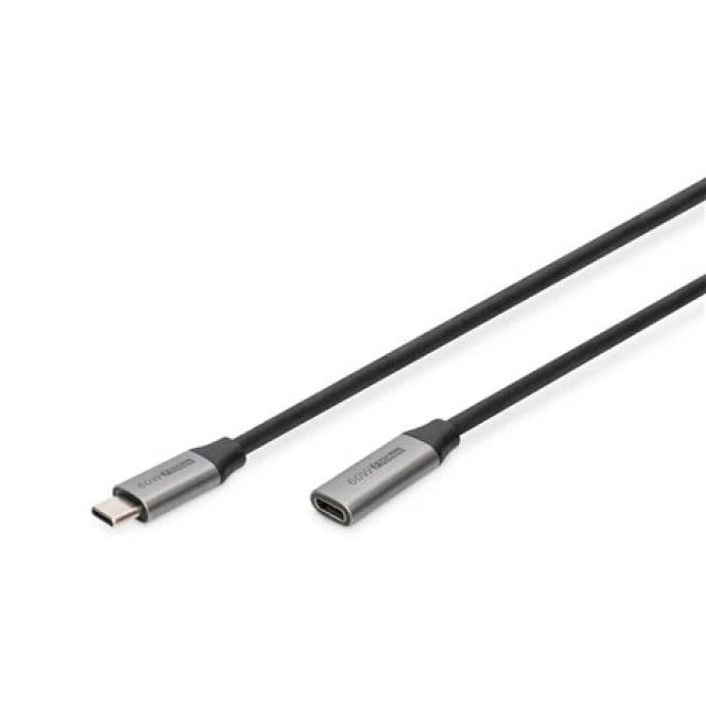 Удлинитель Digitus USB-C DB-300230-010-S 1 м Black (4016032481188)