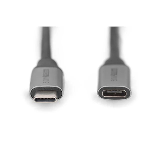 Удлинитель Digitus USB-C DB-300230-010-S 1 м Black (4016032481188)